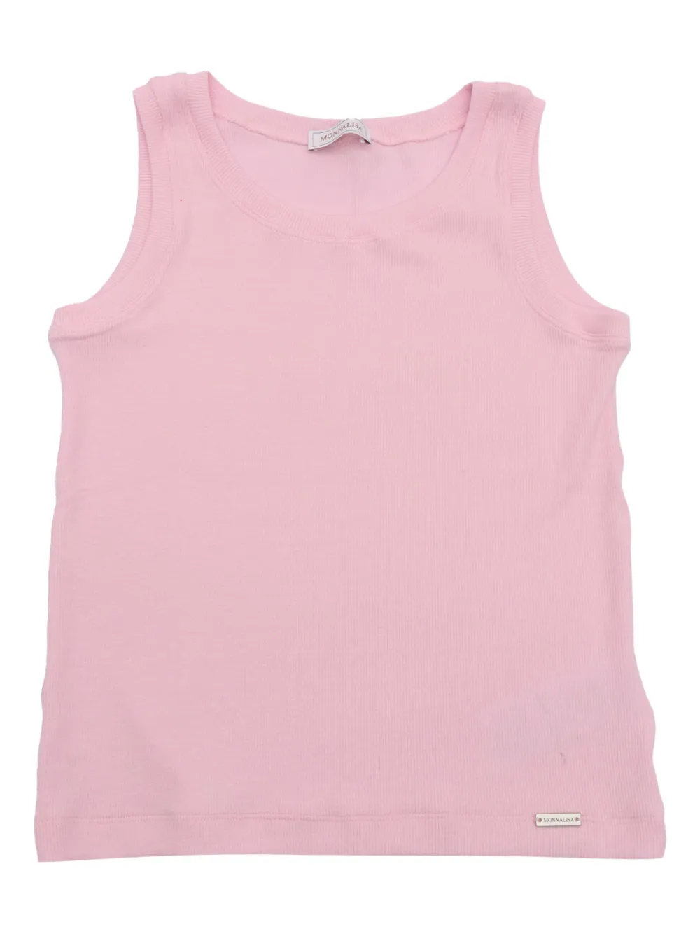 Monnalisa Geribbeld T-shirt Roze