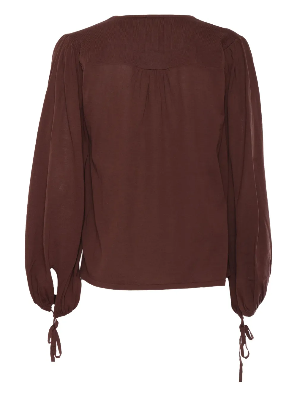 Ballantyne tie-neck balloon-sleeve blouse | Blouses | Image 2
