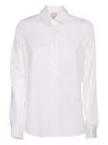 Mazzarelli cotton-silk blend shirt - White