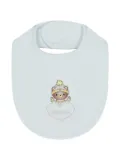 Aigner Kids teddy-bear logo bib - Blue