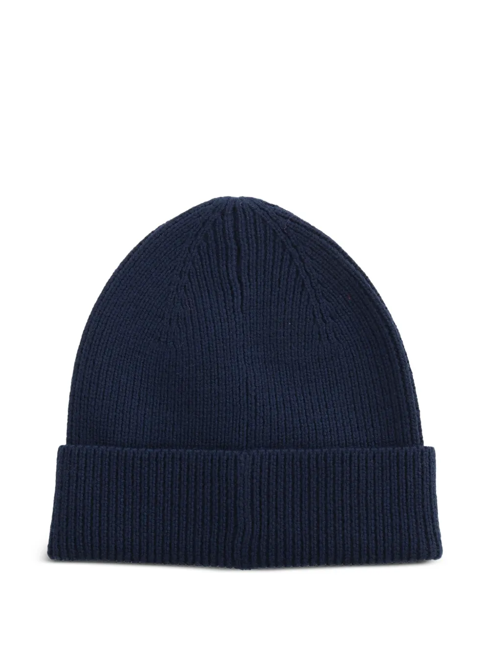  Aspesi Kids Ribbed Wool Beanie - Blue 