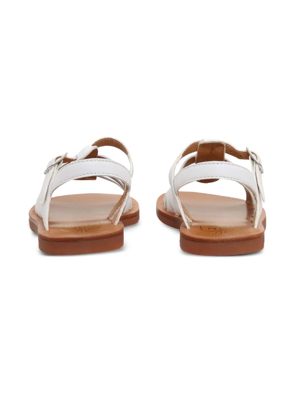 Pom D'api Sandalen met gespsluiting Wit