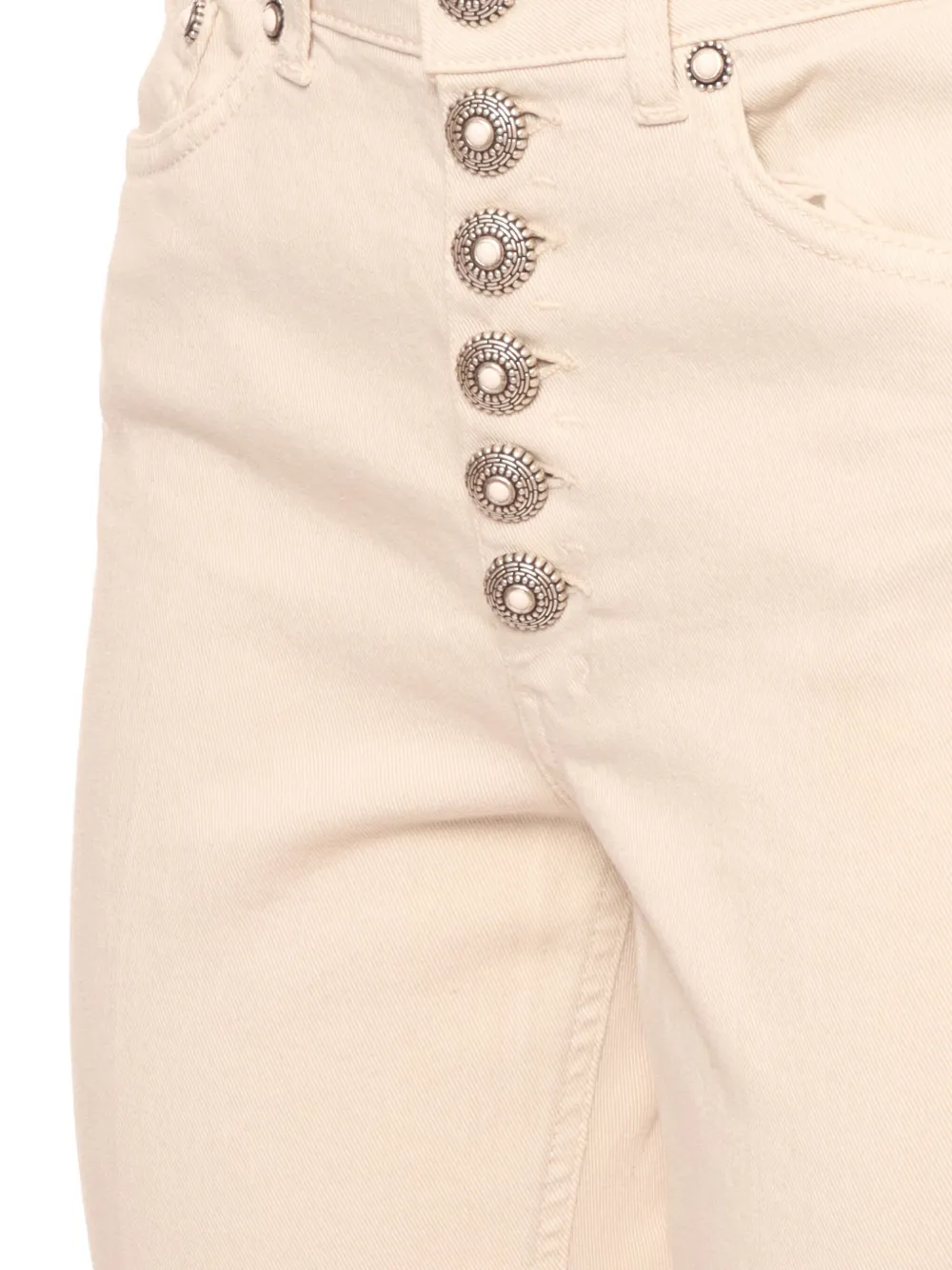 DONDUP Koons embellished-buttons jeans Beige