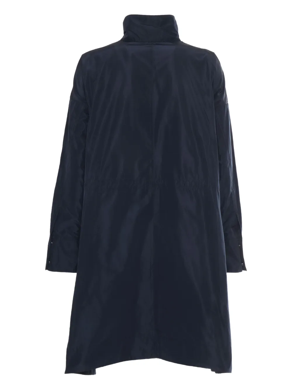 ASPESI Asymmetrische jas met hoge hals Blauw