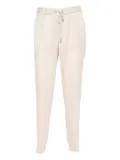 Lorena Antoniazzi drawstring trousers - Neutrals