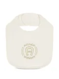 Aigner Kids logo-embroidered baby bib - White