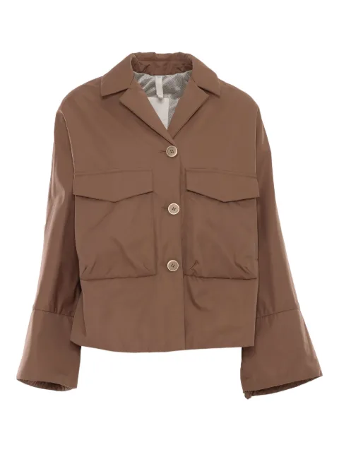 Duno chamarra con bolsillos y solapa