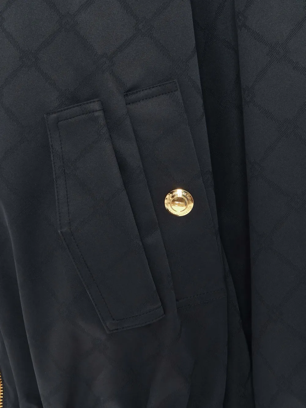 Elisabetta Franchi Bomberjack met monogram-print Zwart