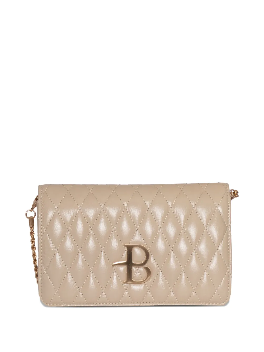 Ballantyne quilted clutch bag Beige