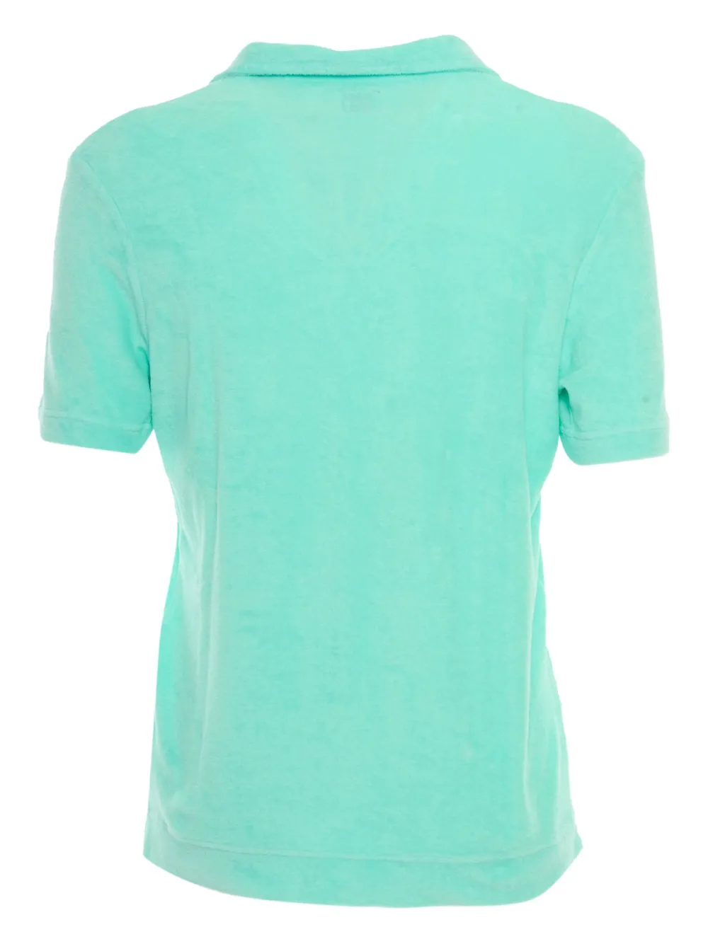Fedeli short-sleeve knitted polo shirt - Groen