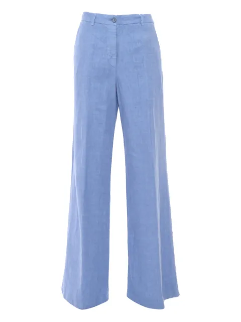ASPESI linen wide-leg trousers