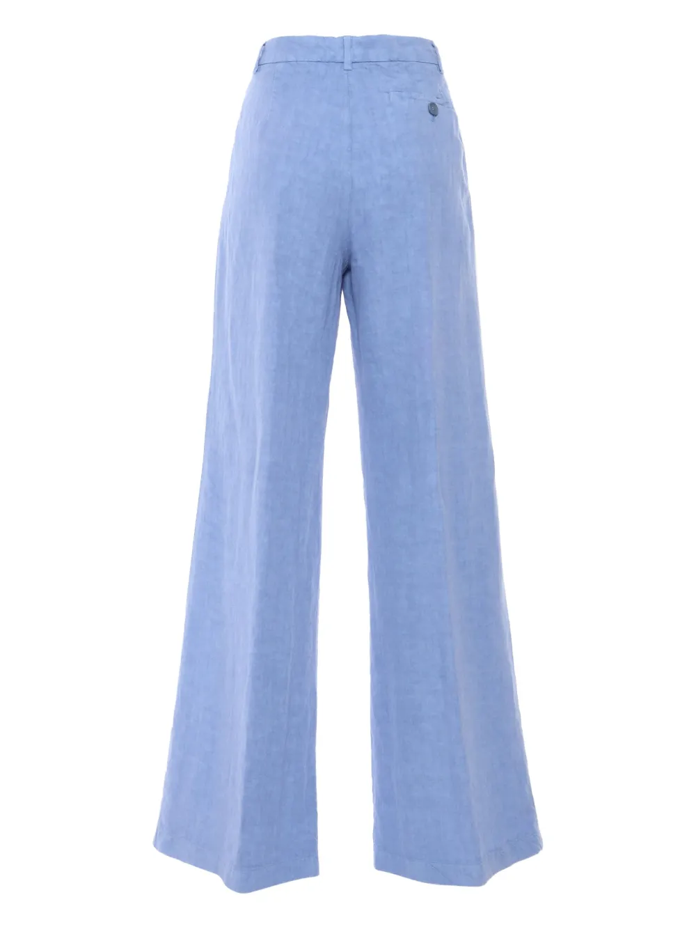 ASPESI Broek met wijde pijpen Blauw
