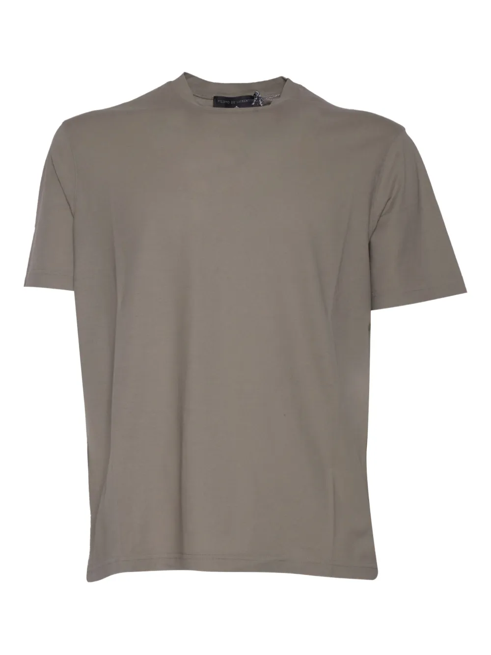 Filippo De Laurentiis Cotton Crew-neck T-shirt In Gray
