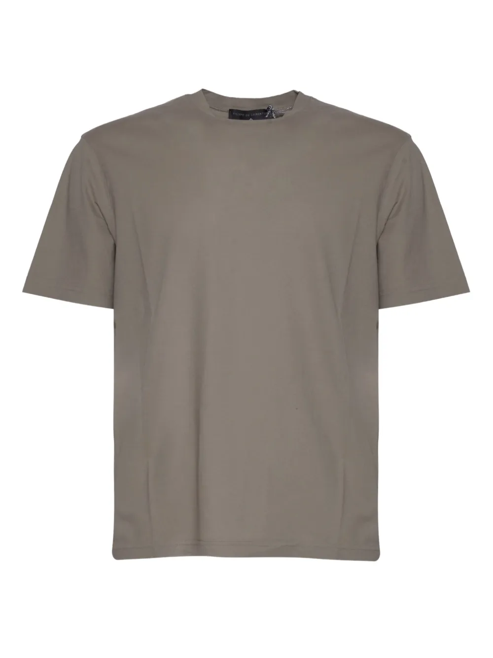 Filippo De Laurentiis Katoenen T-shirt met ronde hals Beige