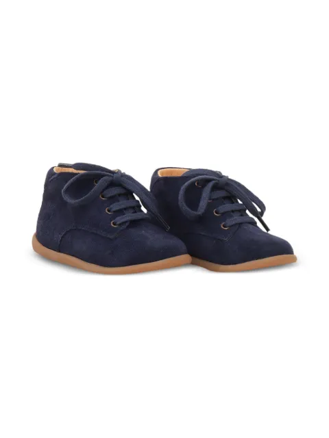 Pom D’api Kids lace-up suede sneakers