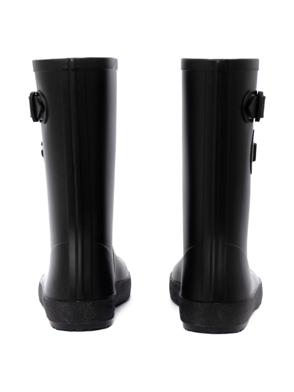 Dolce & Gabbana Kids buckle-fastening logo rain boots Black