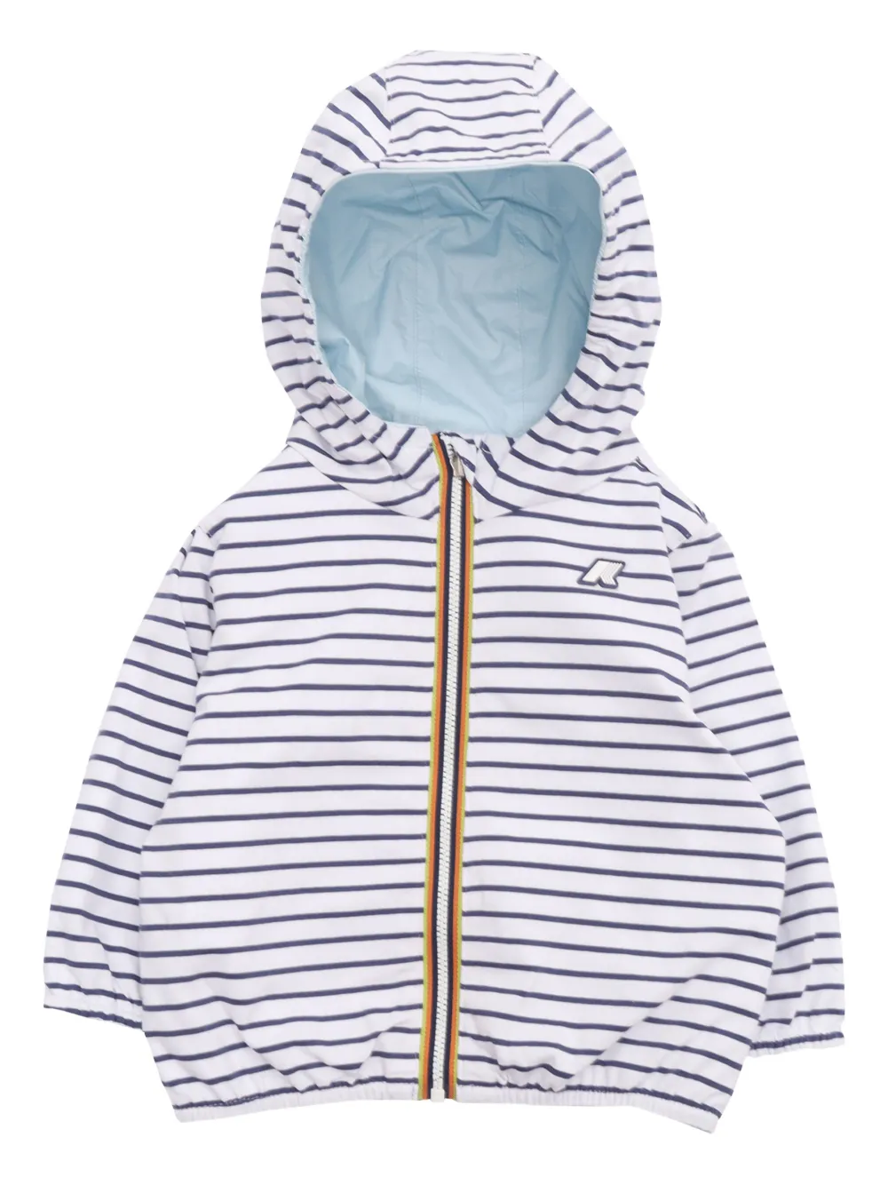 K-Way Jack met capuchon Blauw