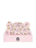 Aigner Kids teddy-bear ear-flap hat - Pink