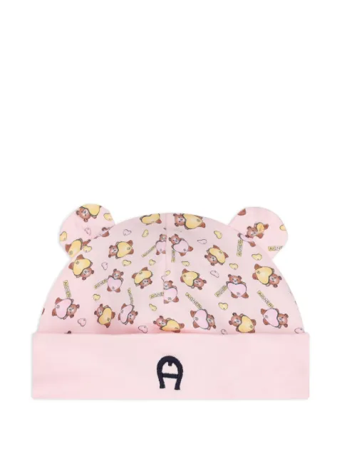 Aigner Kids teddy-bear ear-flap hat