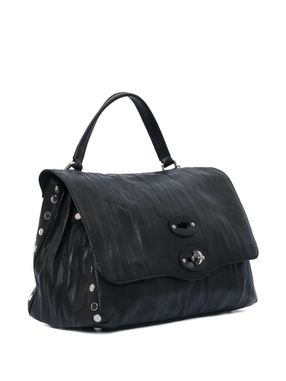Zanellato Kleine Postina crossbodytas Zwart