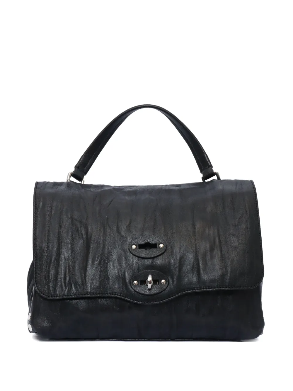 Zanellato Kleine Postina crossbodytas Zwart