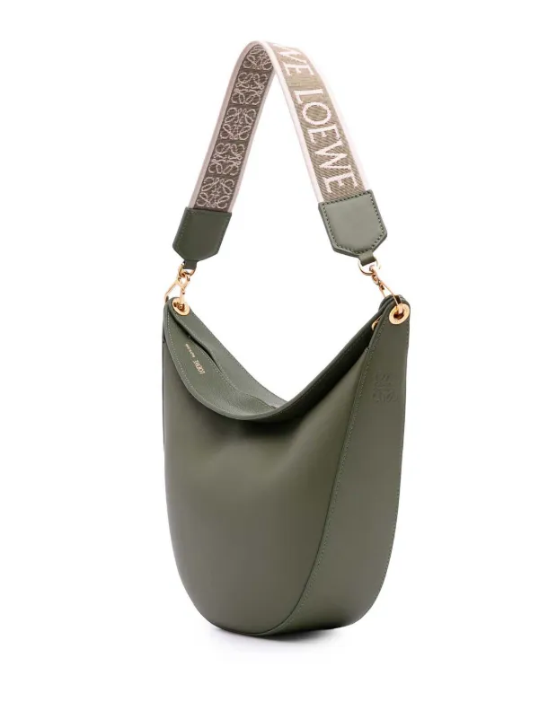 Loewe Pre-Owned 2022 スモール レザー ルナ ホーボーバッグ 