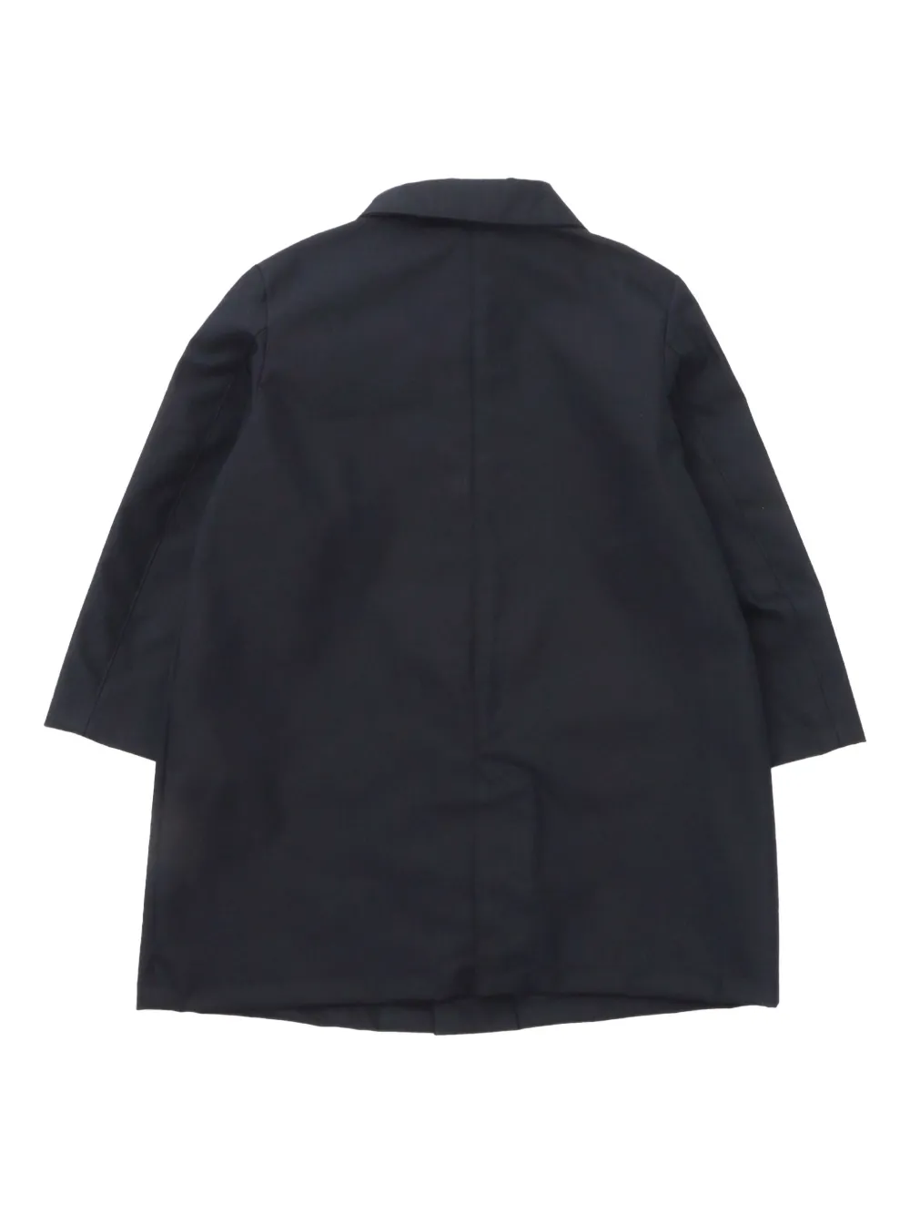 Emporio Armani Kids Trenchcoat van katoenblend - Blauw