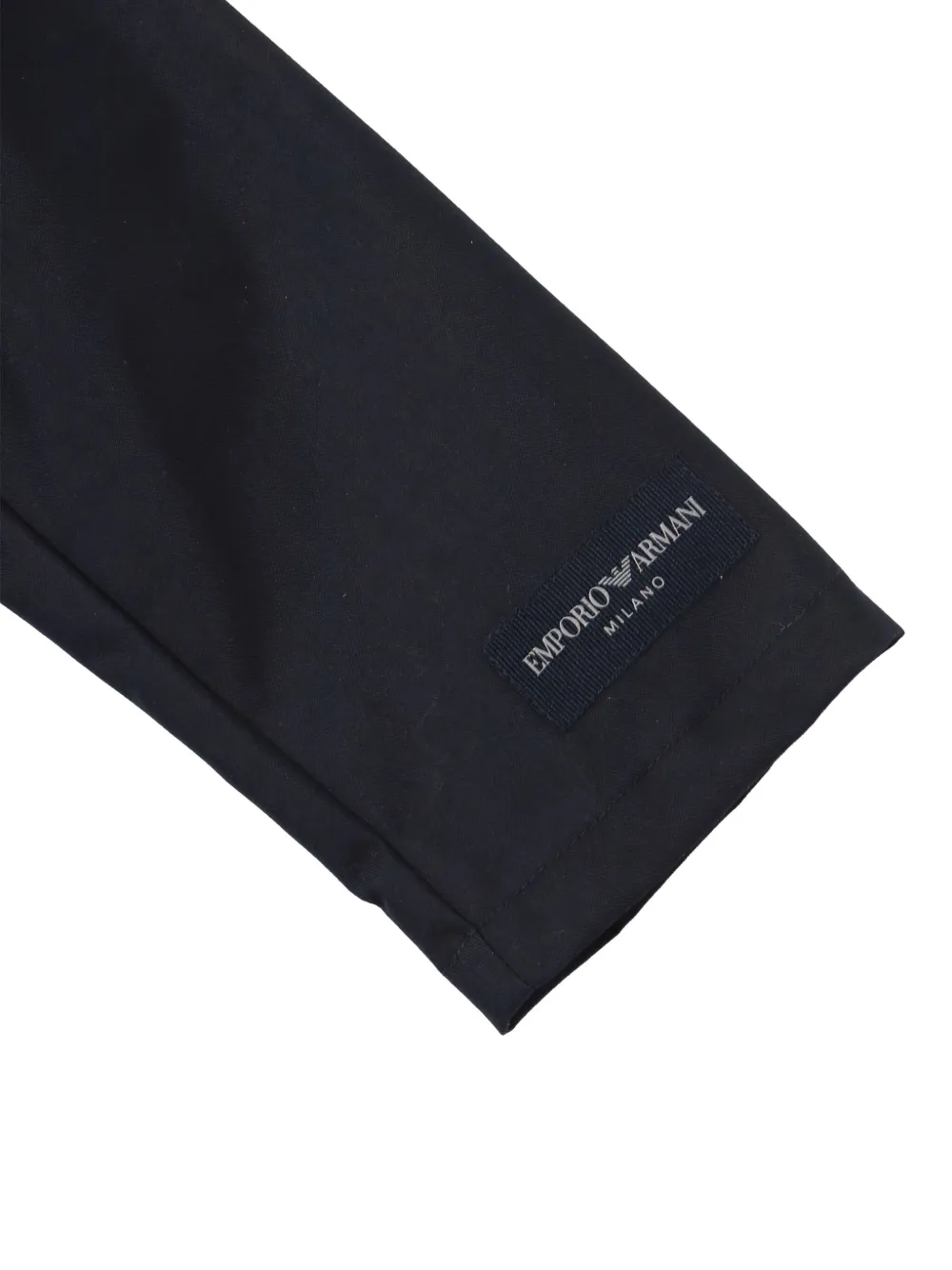 Emporio Armani Kids Trenchcoat van katoenblend Blauw