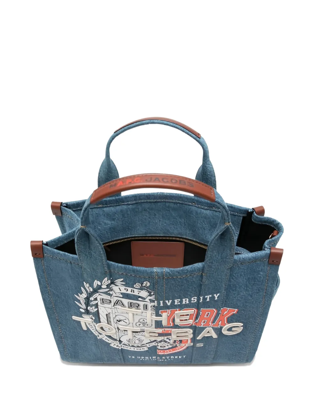 Marc Jacobs x A.P.C graphic-print tote bag - Blauw