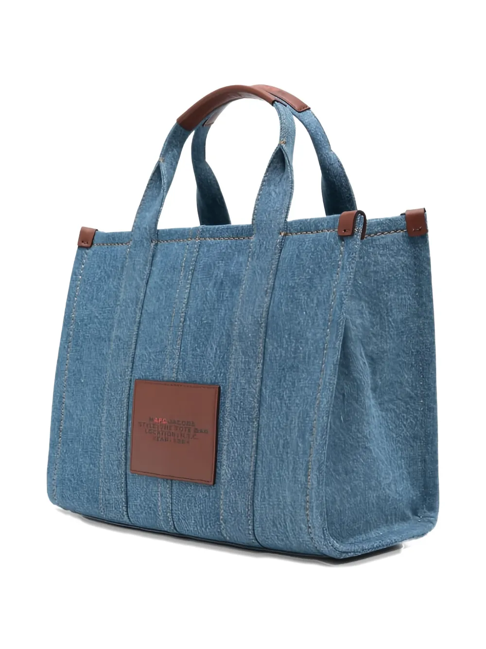 Marc Jacobs X A.p.c Graphic-print Tote Bag In Blue