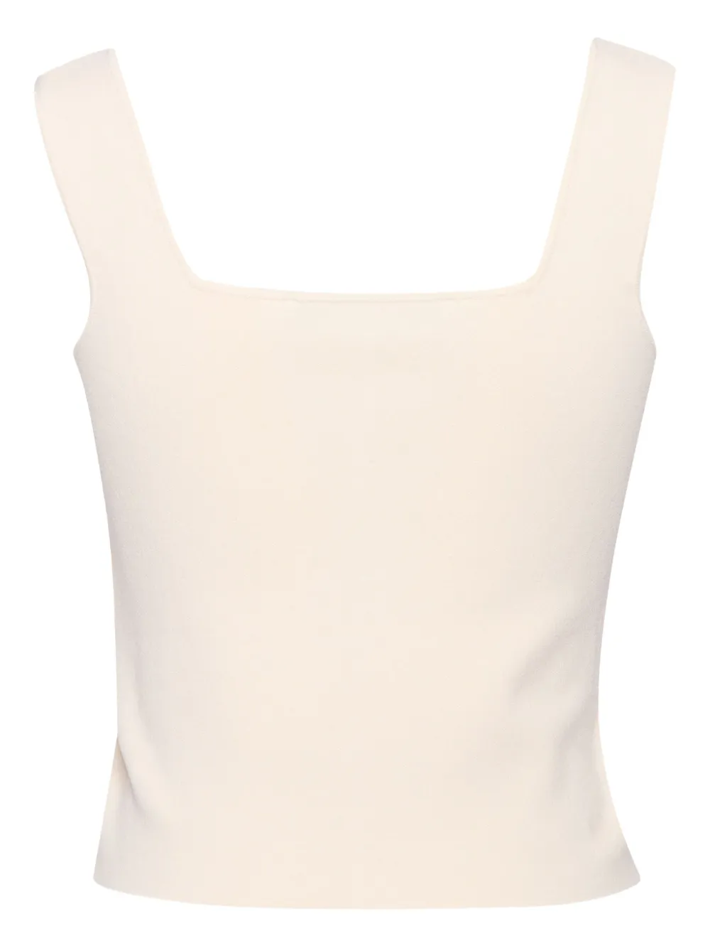 Pilade square-neck ribbed top