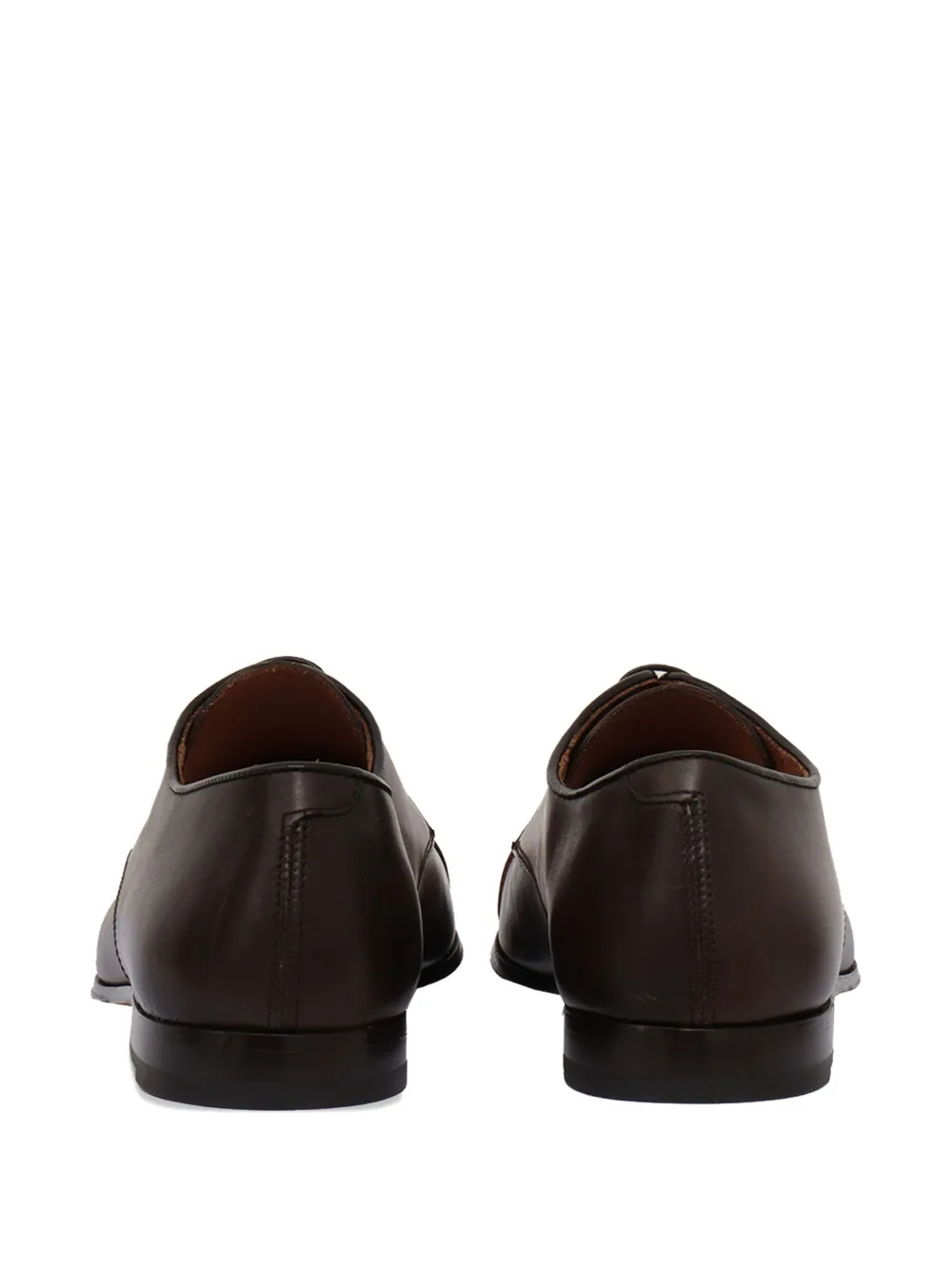 Doucal's cap-toe derby shoes Brown