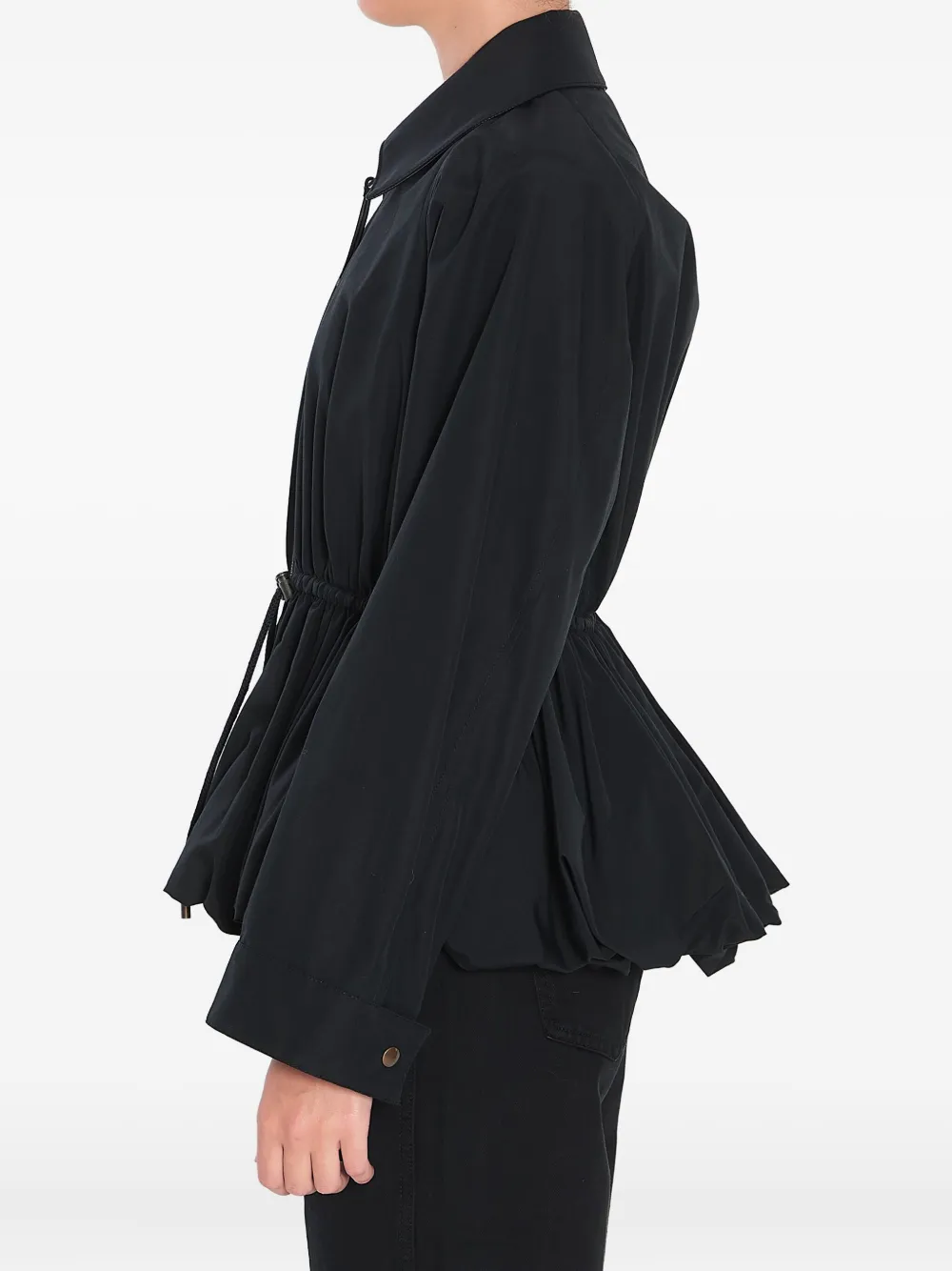 LOEWE Peplum jack met trekkoord Zwart