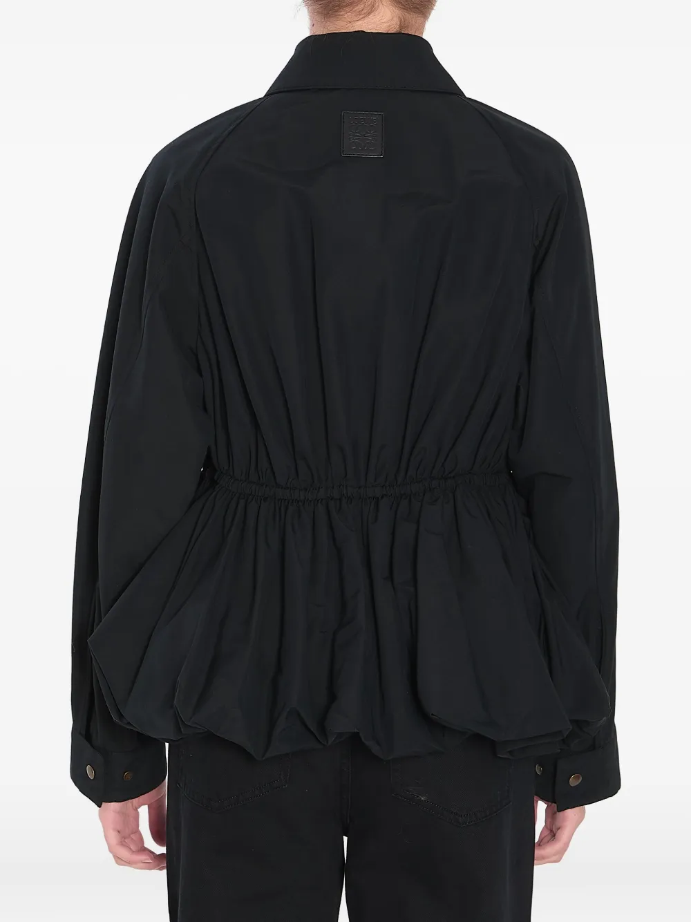 LOEWE Peplum jack met trekkoord Zwart