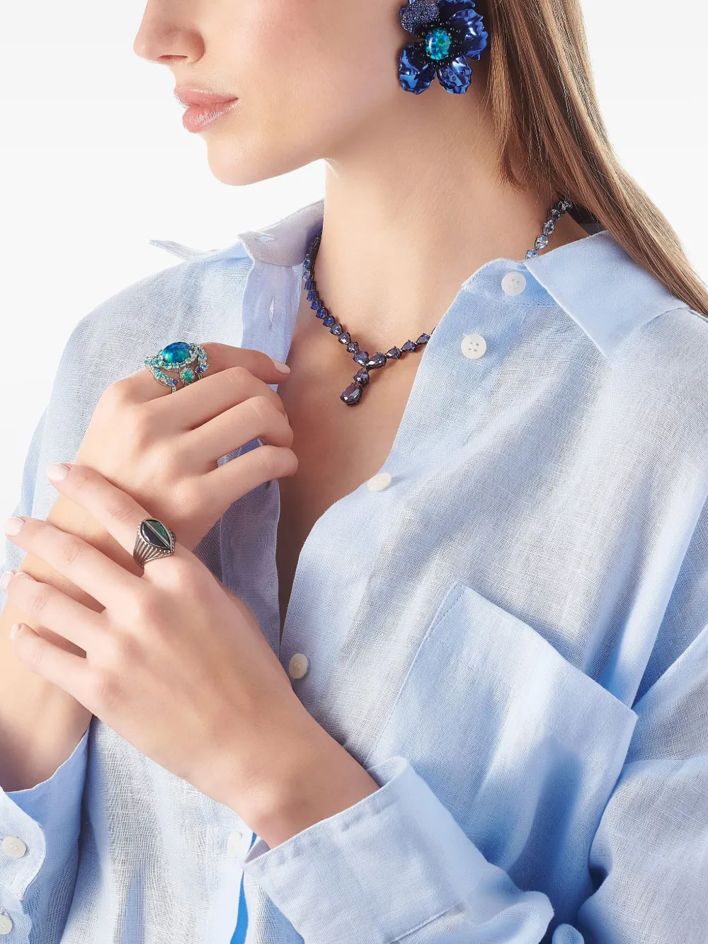 Anabela Chan Poppy multi-stone earrings | Fine Jewelry | Image 2