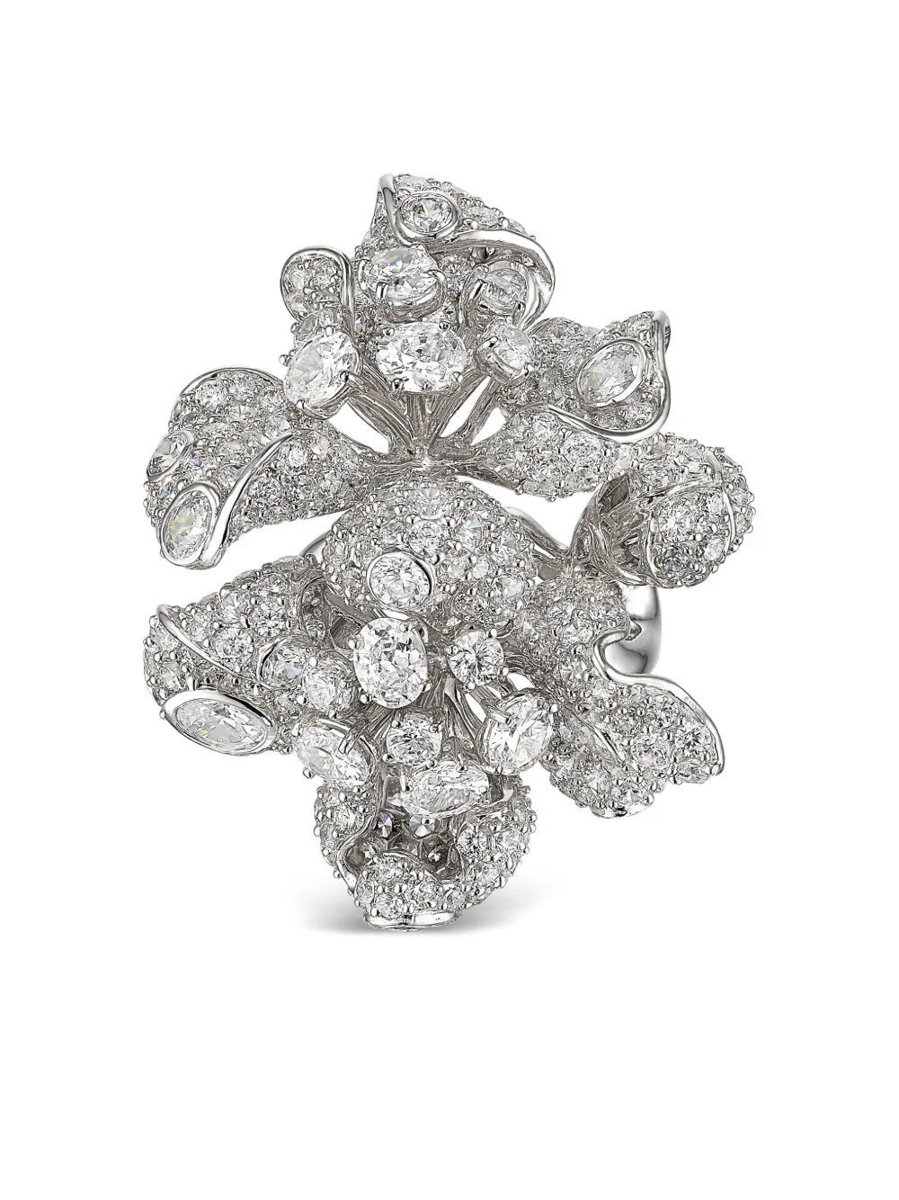  Anabela Chan Bloomingdale Diamond Ring - Silver 