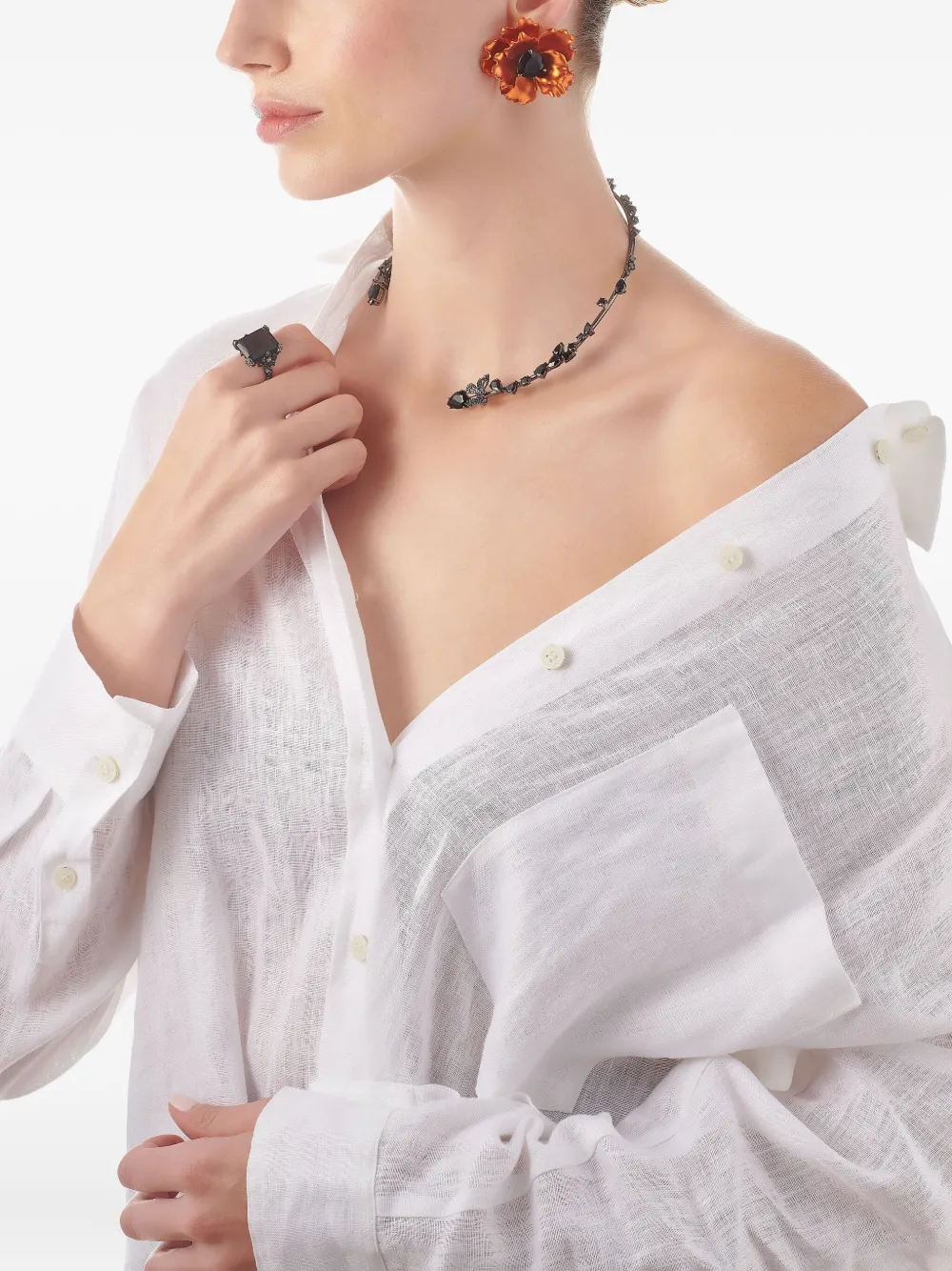 Anabela Chan Butterfly Collar diamond necklace | Image 2