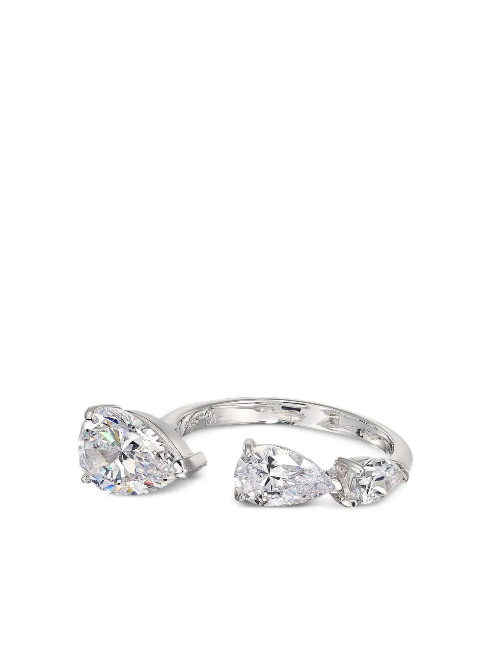 Anabela Chan Floating Nova Diamond Ring In Silver