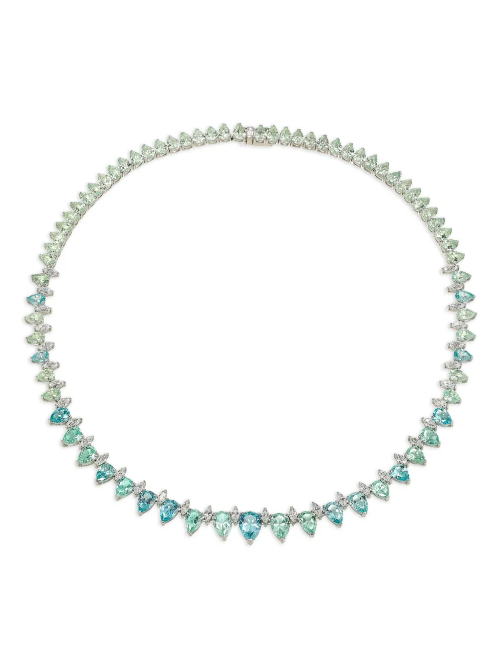 Anabela Chan collier Ovean Infinity à saphirs et diamants | bleu | Image 1