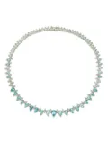 Anabela Chan Ovean Infinity sapphire and diamond necklace - Blue