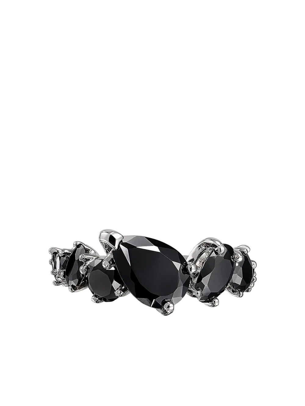 Anabela Chan Nova Starburst Ring mit Diamanten | Schwarz | Image 1