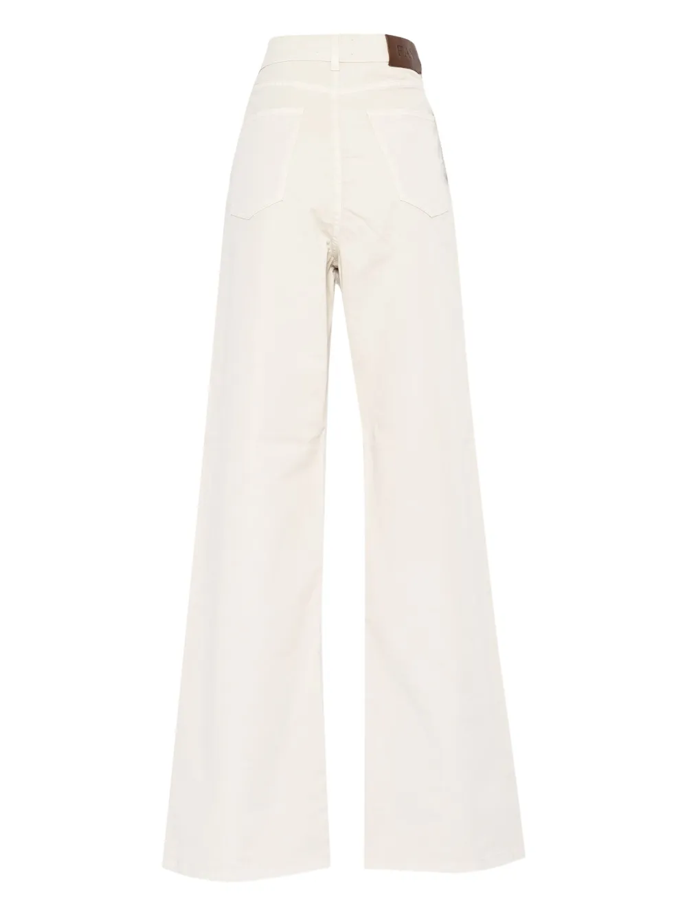 Fay Flared jeans met vijf zakken - Beige