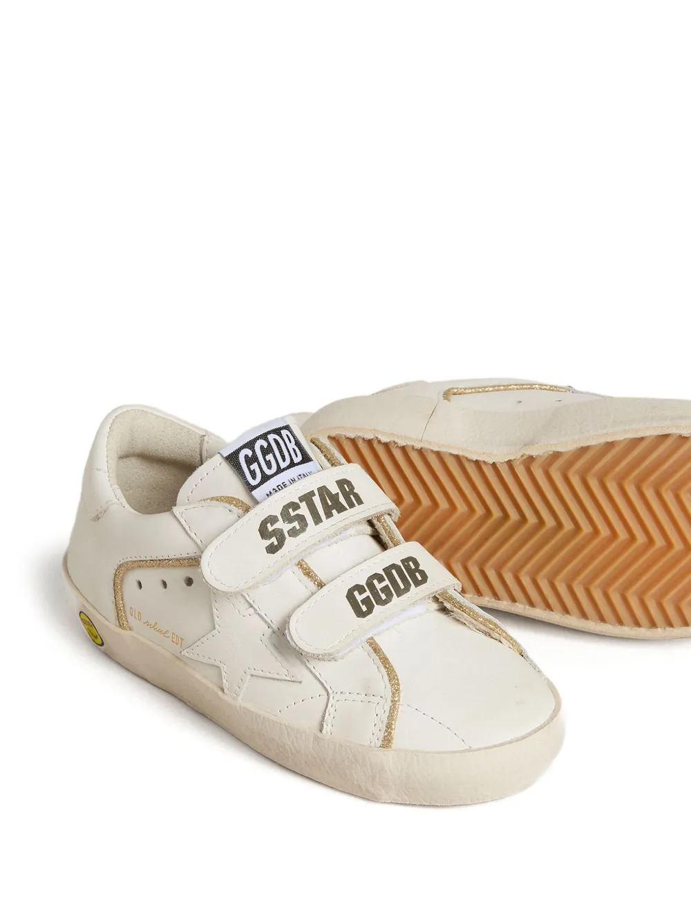 Golden Goose Kids Old School sneakers Wit
