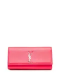 Saint Laurent Pre-Owned 2014 Leather Cassandre clutch bag - Pink