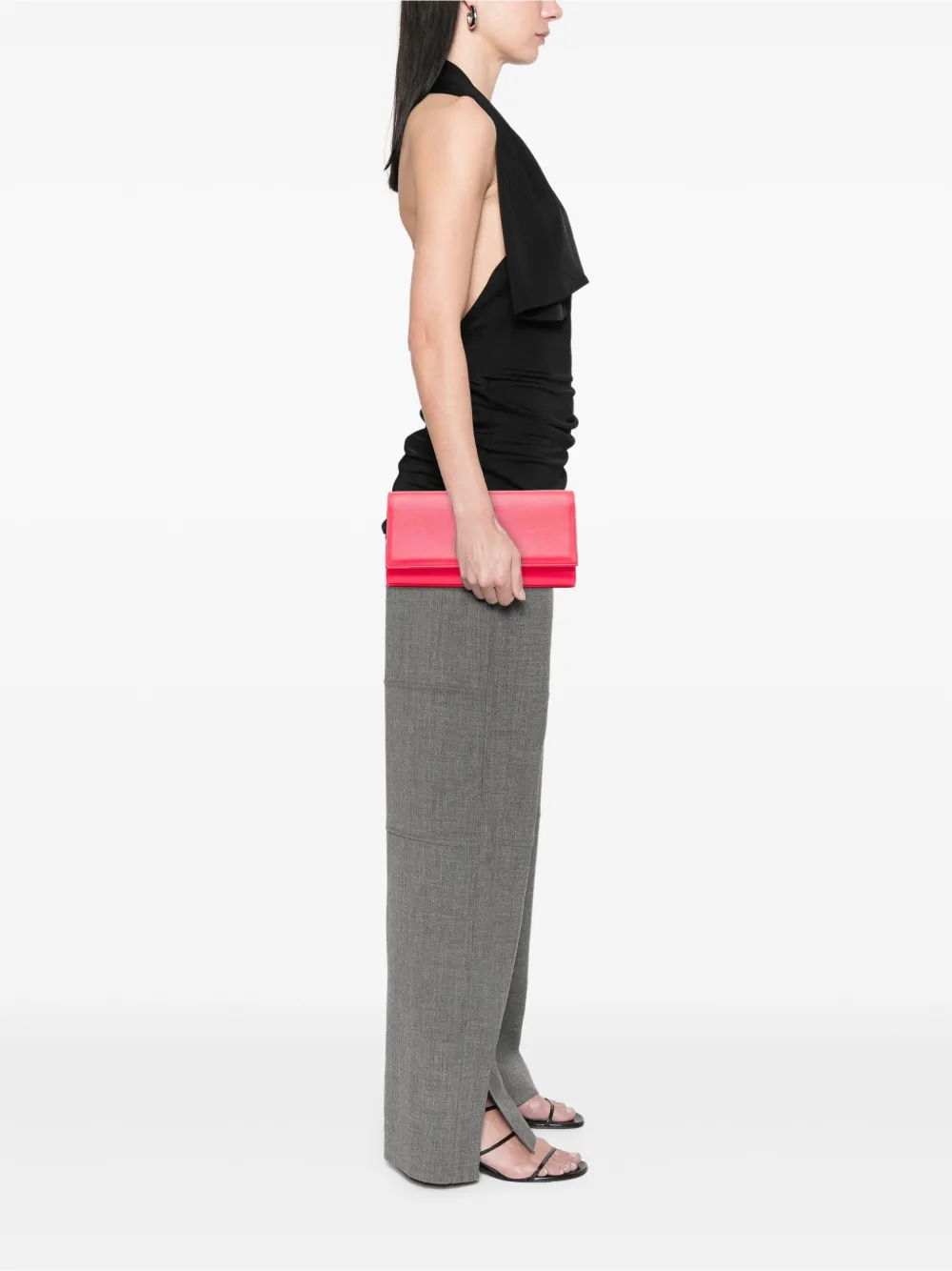 Saint Laurent Pre-Owned 2014 Leather Cassandre clutch bag | Pre-Owned | Image 2