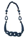 Weekend Max Mara Teismo chain necklace - Blue