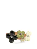 Louis Vuitton Pre-Owned 2002 Vachetta Vernis Fleur Convertible Wrap Bracelet costume bracelet - Brown