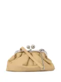 Weekend Max Mara Prati pleated clutch bag - Yellow