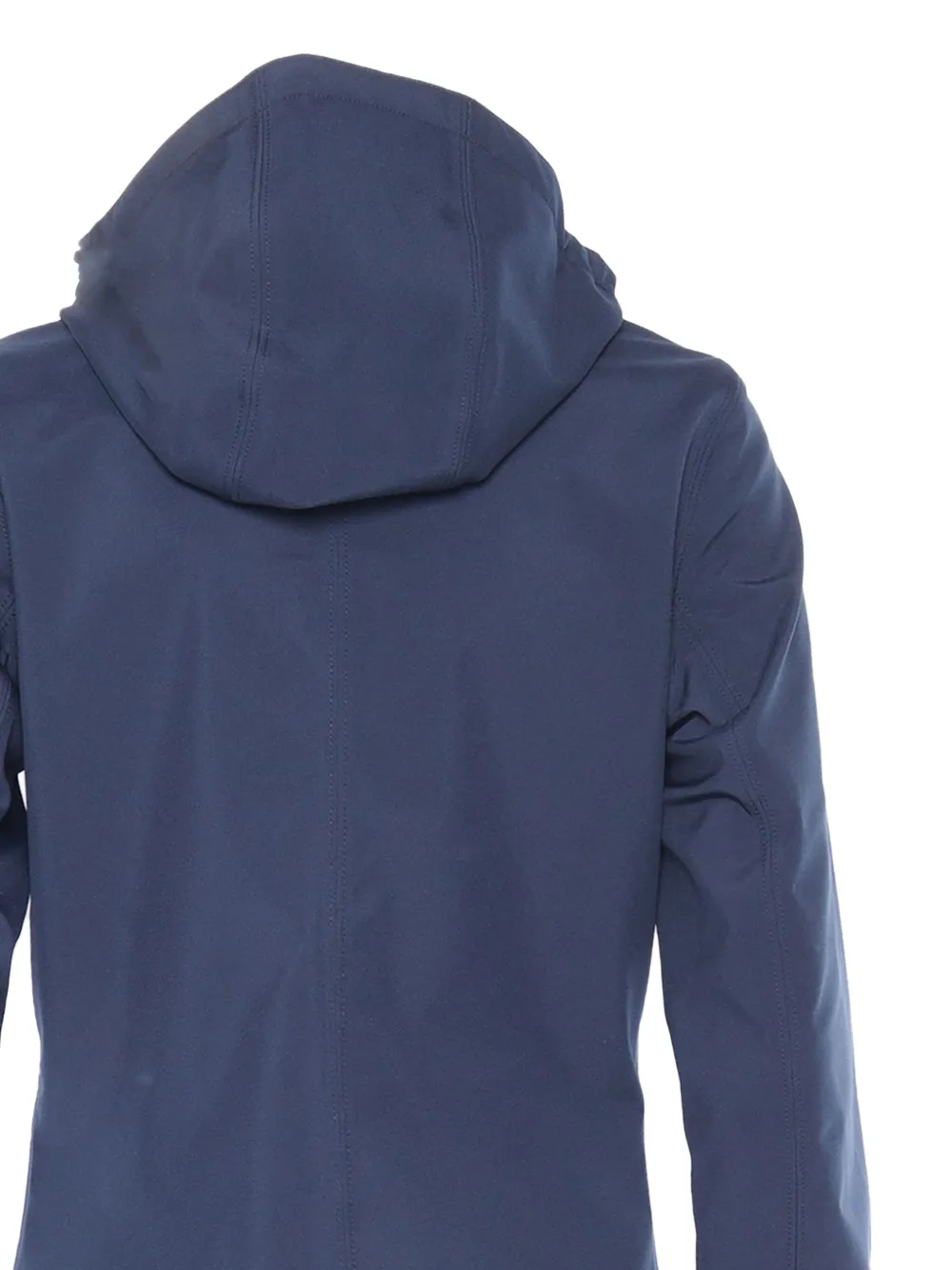K-way Mathy Bonded Hooded Coat In Blue