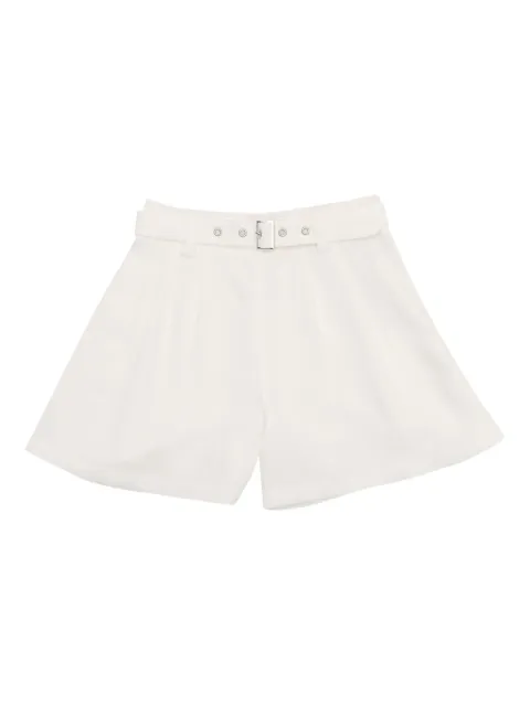 Liu Jo Kids belted pleated shorts